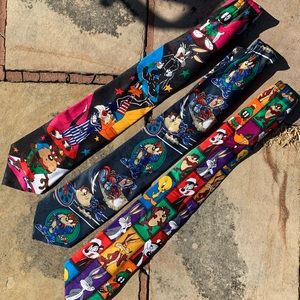 Vintage Looney Tunes Mania Ties